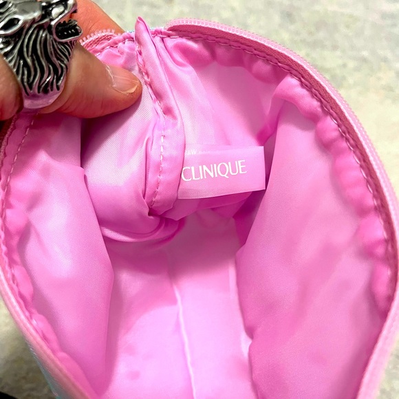 Brand New Clinique Top Zip Made Up Case In Multi Color 9” X 4.75” X 2.75” - Picture 5 of 9